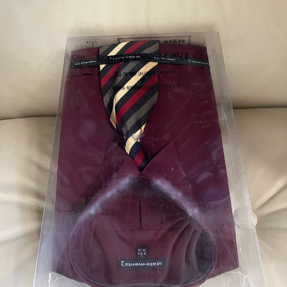 NIB Mens State•Ments dress shirt and tie. - Picture 10 of 11